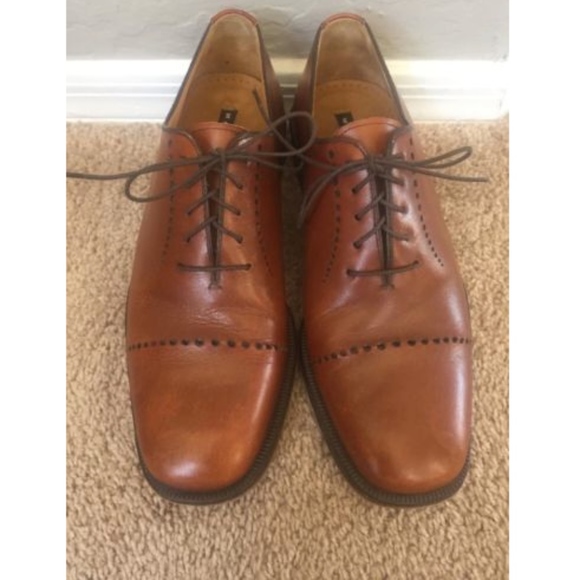 MAGNANNI pascual brown leather oxfords- Size 9 M - Picture 2 of 8